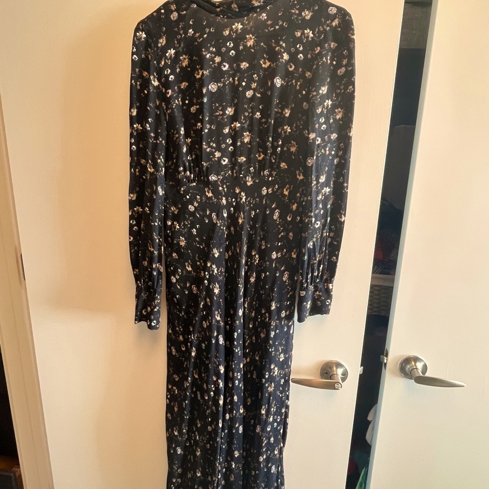 Size Small/36 IRO brand long dress with long sleeves. Equivalent of size small.